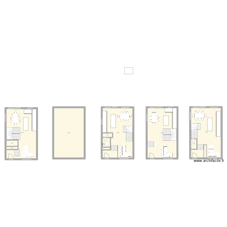 m2025. Plan de 9 pièces et 256 m2