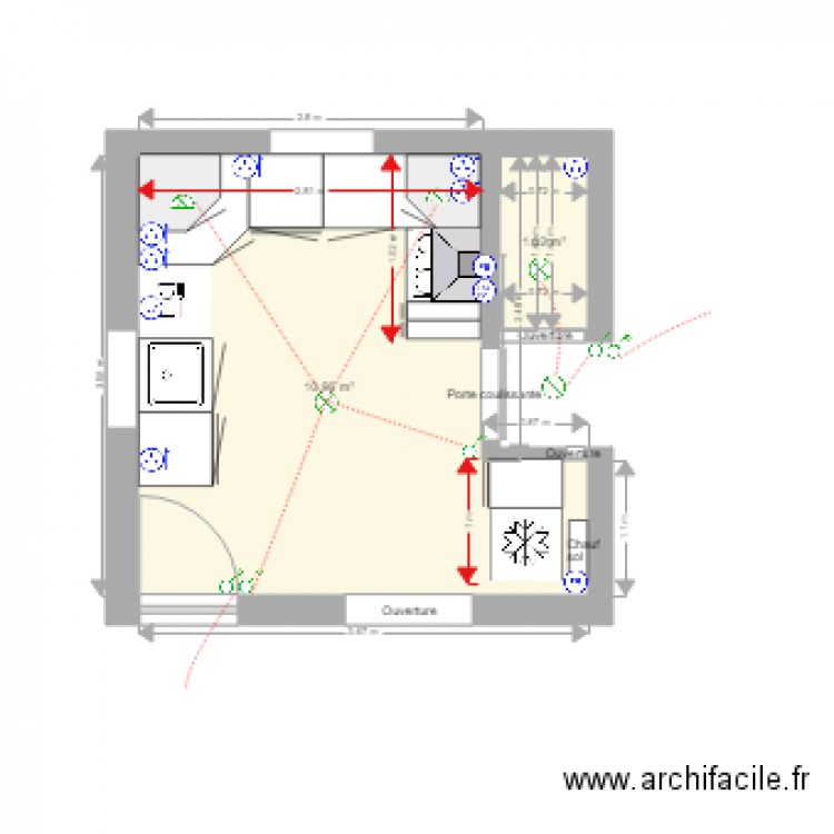 cuisine 20181007. Plan de 0 pièce et 0 m2