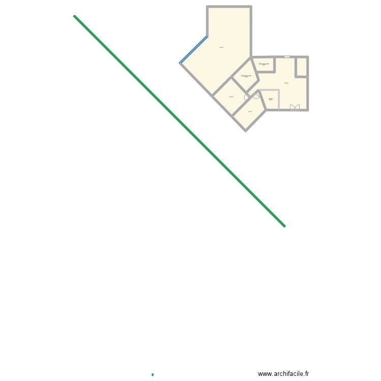 Location. Plan de 7 pièces et 189 m2