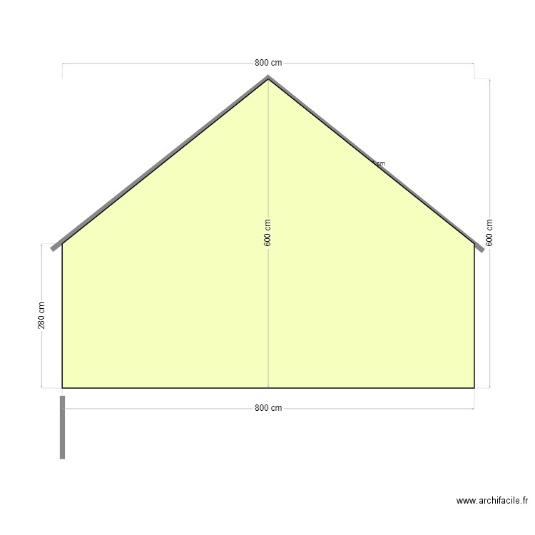 COUPE . Plan de 0 pièce et 0 m2