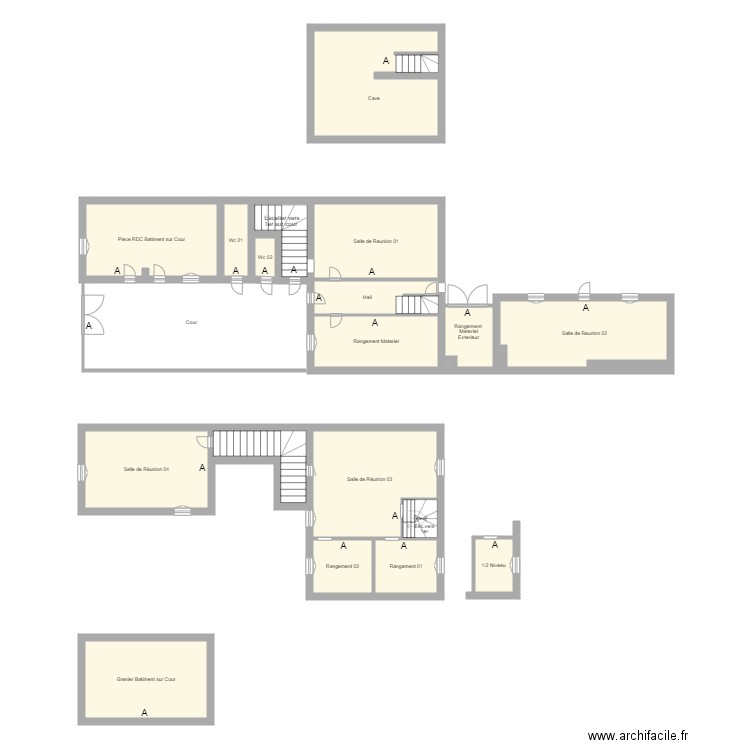 780808141-HOUILLES-LESAMISDUPAVILLON-CROQUIS-P. Plan de 17 pièces et 125 m2