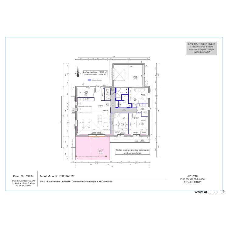 salle de bain douche. Plan de 2 pièces et 8 m2