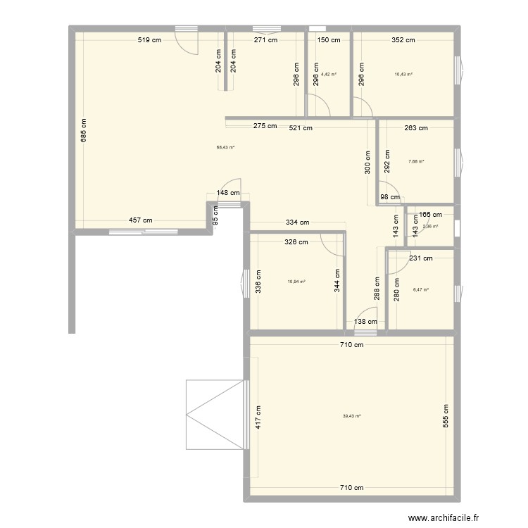 plan maison sth. Plan de 8 pièces et 150 m2