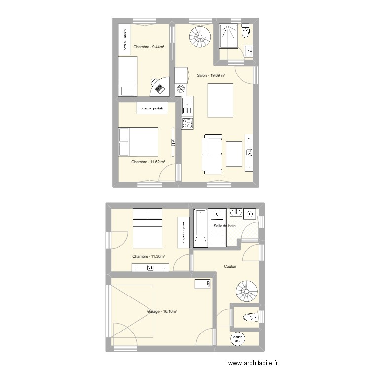 80AvStrasbg. Plan de 9 pièces et 88 m2