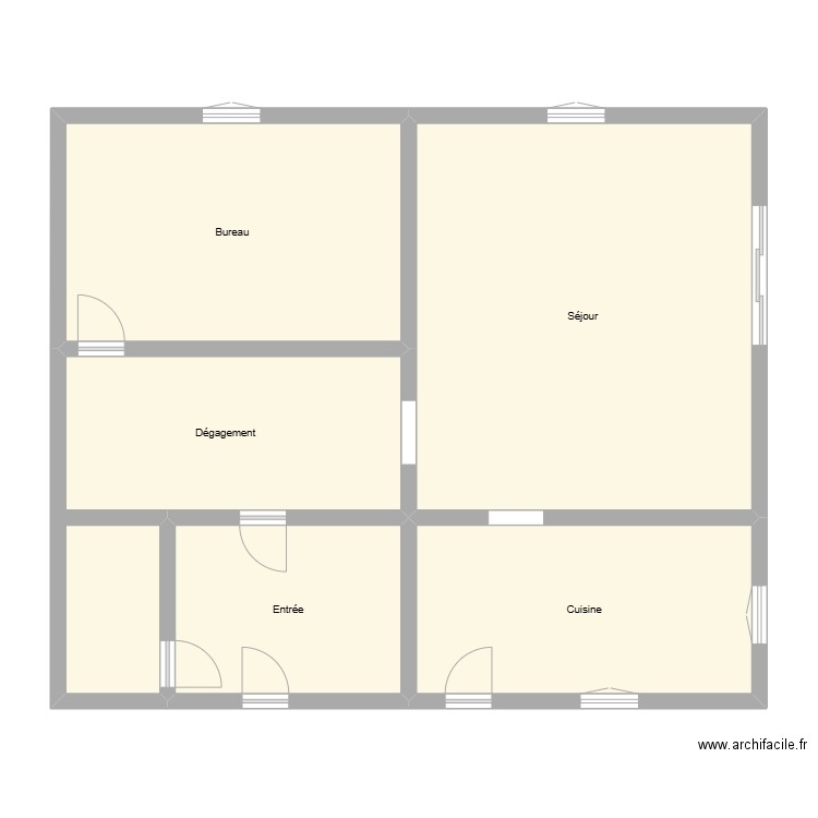 FEYZIN BAS . Plan de 12 pièces et 214 m2