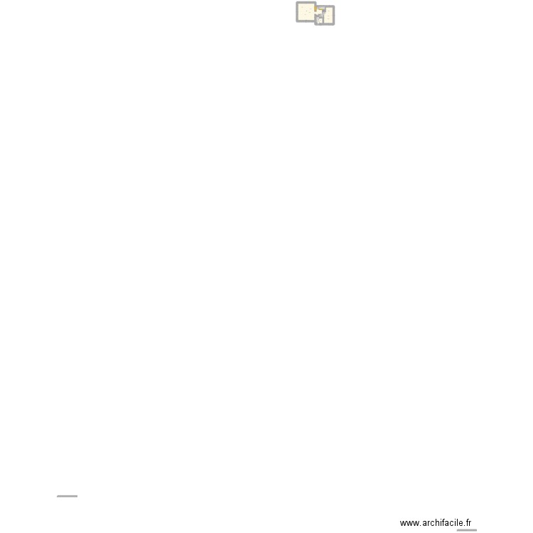 PLAN CUISINE DU RDC. Plan de 3 pièces et 89 m2