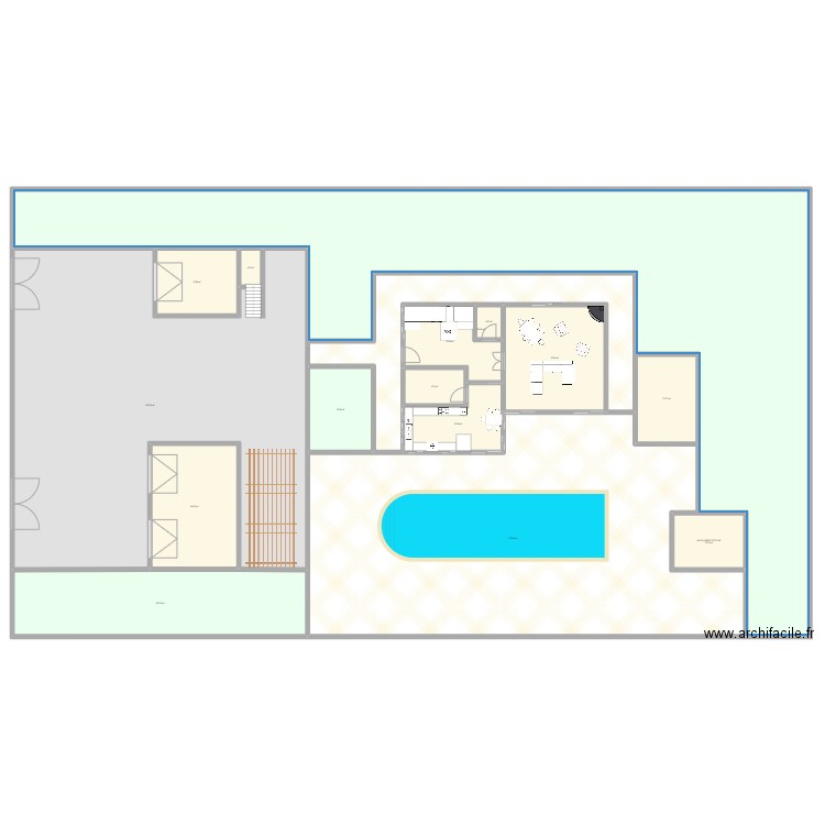 UPL. Plan de 37 pièces et 4047 m2