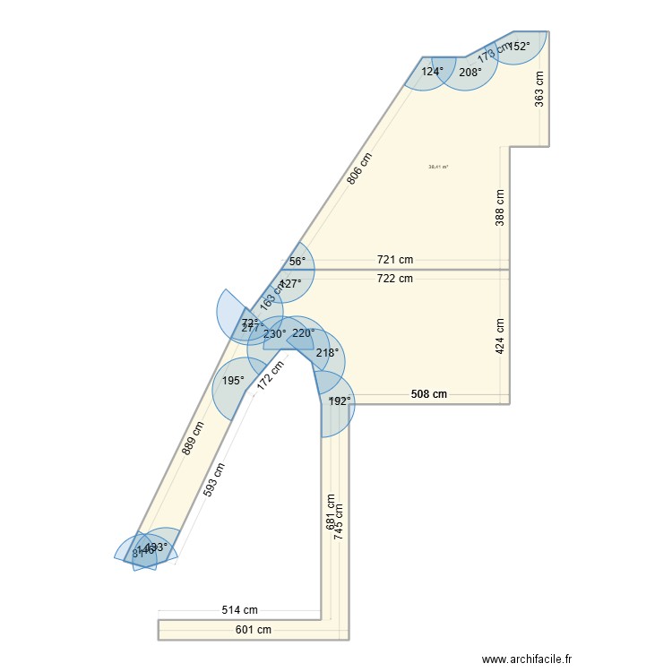 madern banuyls des aspres. Plan de 2 pièces et 88 m2