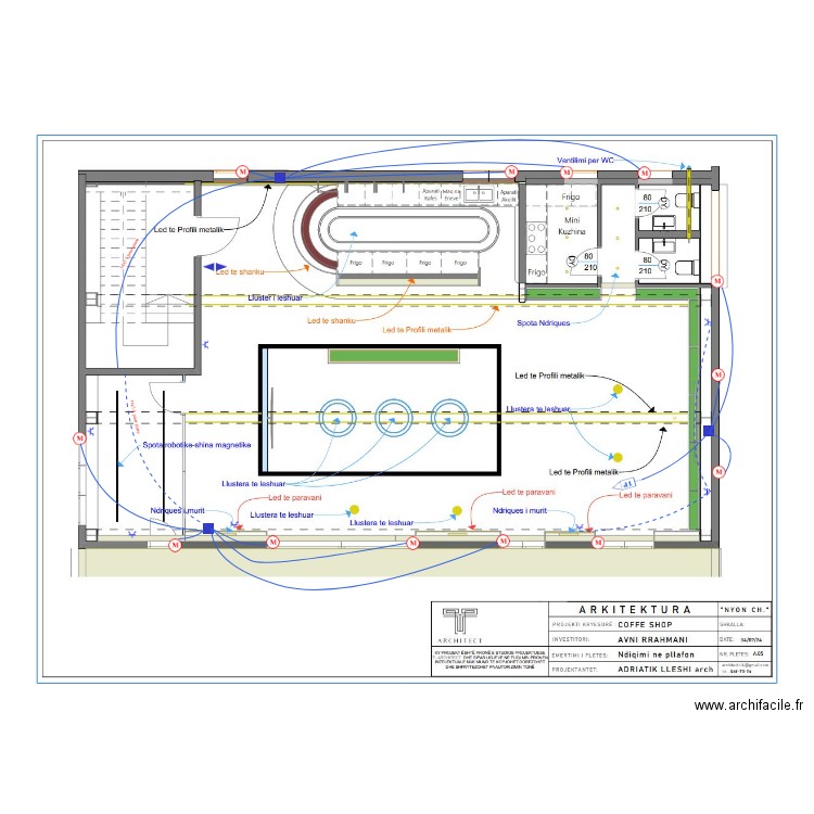 rrahmani lounge store . Plan de 0 pièce et 0 m2