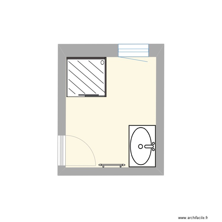 SCHNEIDER ACTUELLEMENT. Plan de 1 pièce et 4 m2