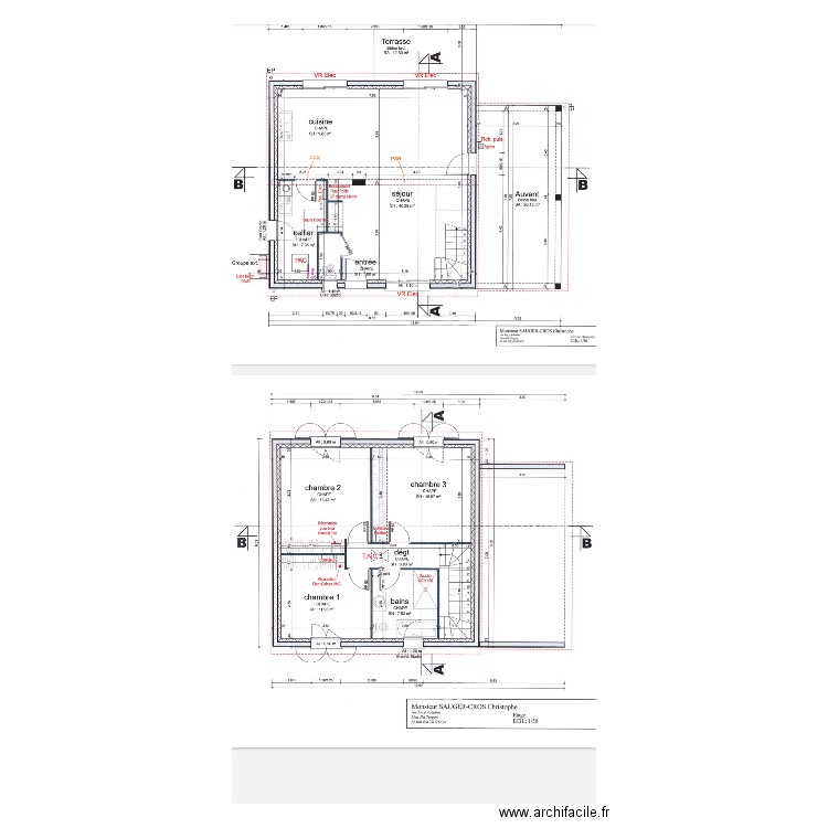 Maison. Plan de 0 pièce et 0 m2