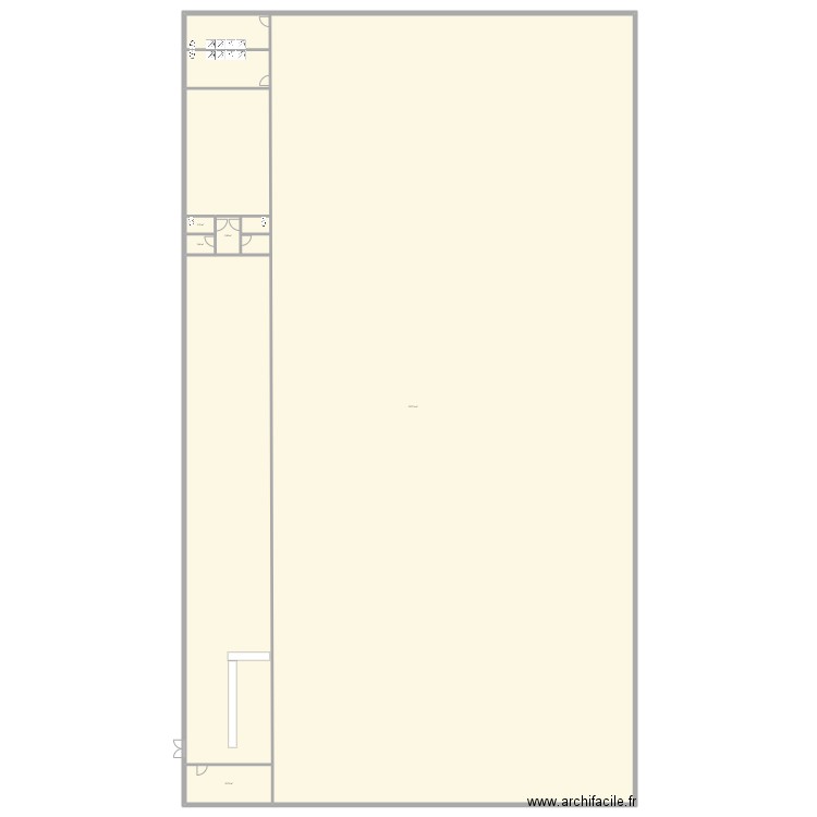 PADEL V1. Plan de 5 pièces et -2084 m2