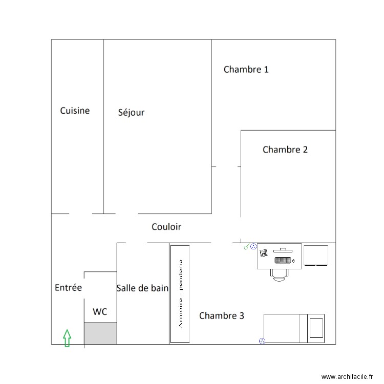 DEMOCLES. Plan de 0 pièce et 0 m2