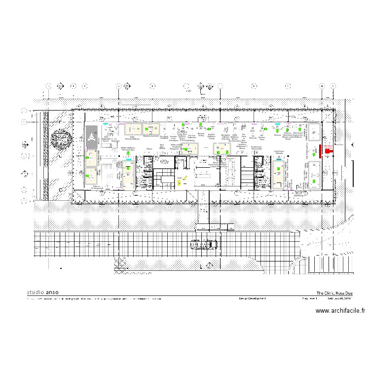 Exhibitor Village Floor Plan 280924. Plan de 15 pièces et 426 m2