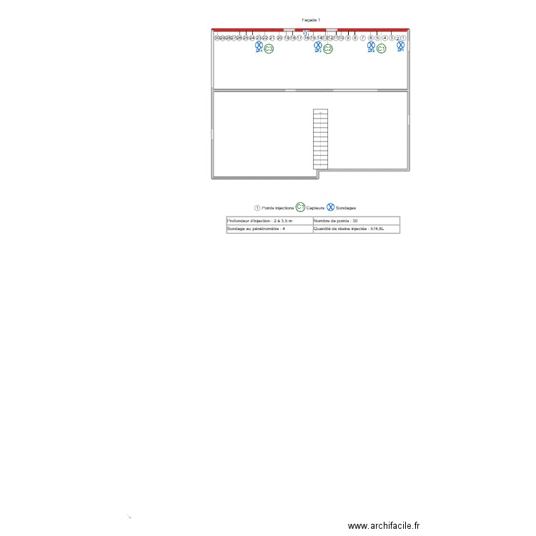 Ghassen. Plan de 2 pièces et 86 m2