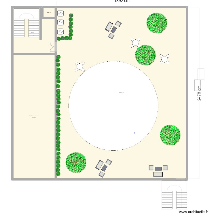 Rooftop FG MONTELIMAR dome. Plan de 4 pièces et 613 m2