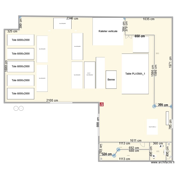 Génilac. Plan de 6 pièces et 895 m2