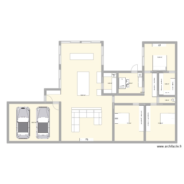 MAISON TEST 2. Plan de 10 pièces et 183 m2