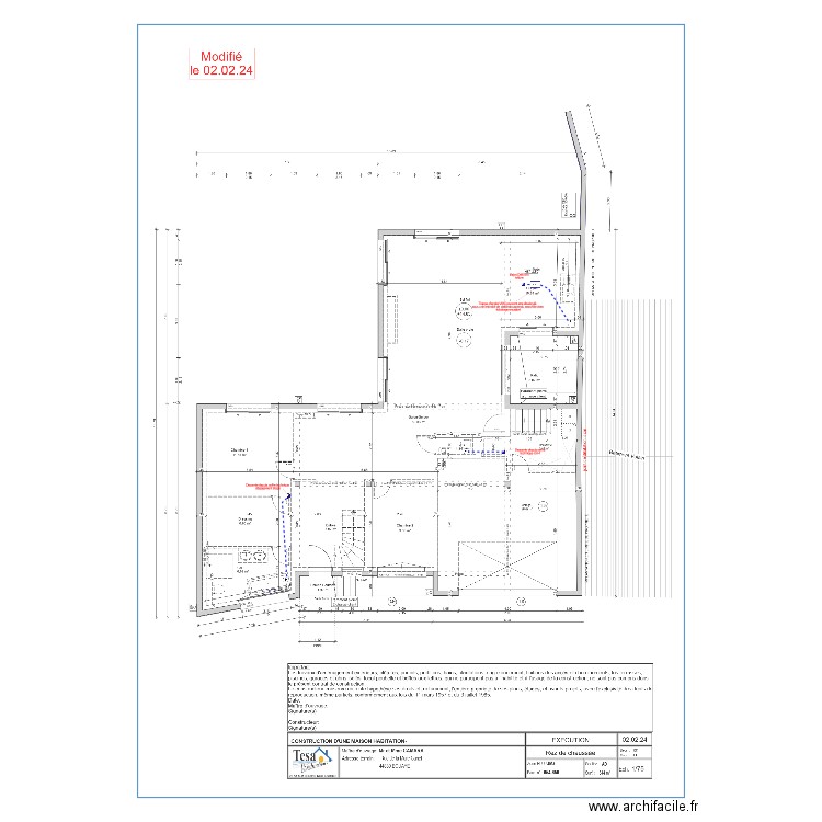 M.AMARA VMC RDC . Plan de 0 pièce et 0 m2