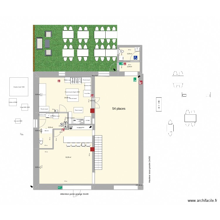 plans janv2025 nu. Plan de 25 pièces et 327 m2