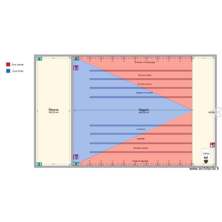 plan de masse magasin. Plan de 0 pièce et 0 m2