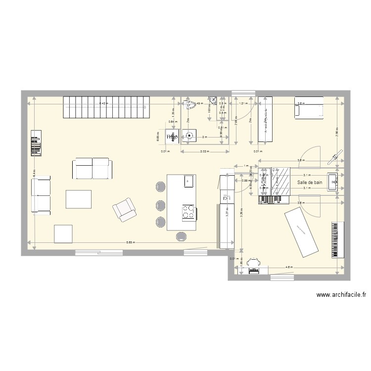 Appartement Mures Christiane et Jacques avec Mézzanine. Plan de 0 pièce et 0 m2