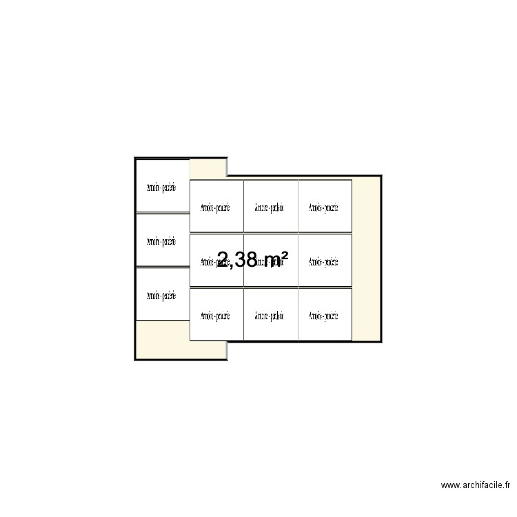 Berlingo Caisses. Plan de 0 pièce et 0 m2