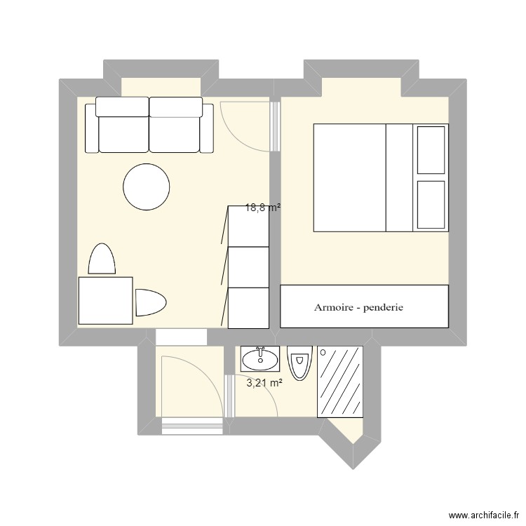 ROCHECHOUART 1. Plan de 0 pièce et 0 m2