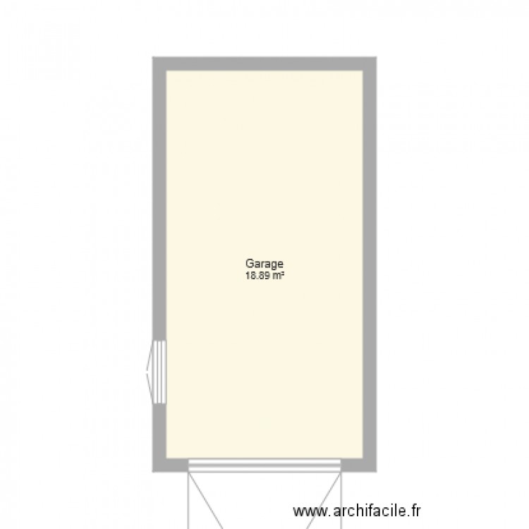 Projet Garage. Plan de 0 pièce et 0 m2