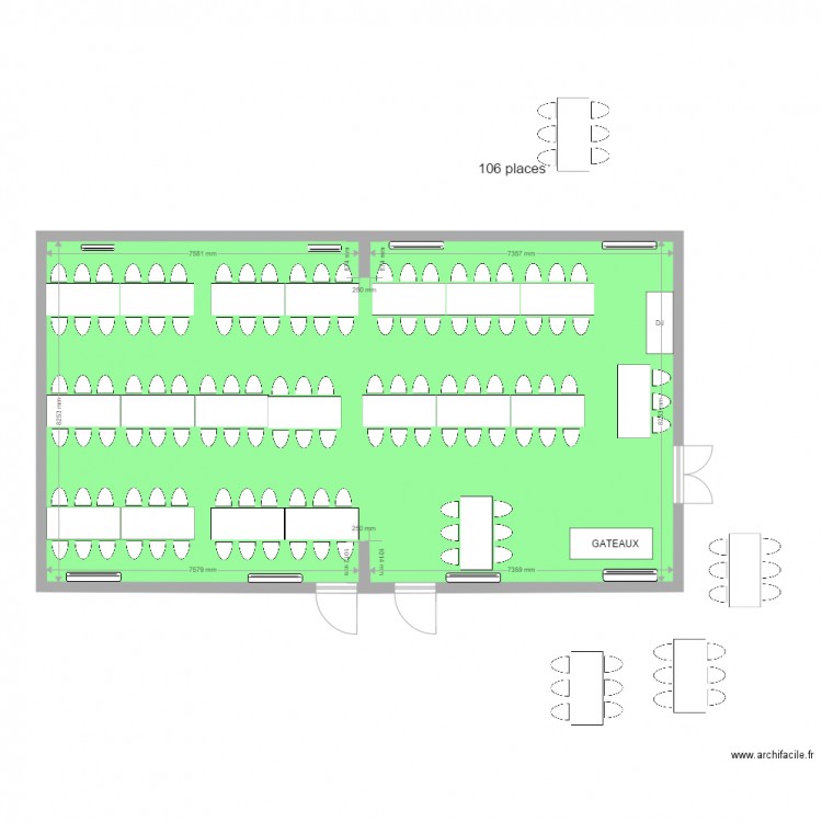 SALLE COMMUNALE COINCHE 19T ED7. Plan de 0 pièce et 0 m2