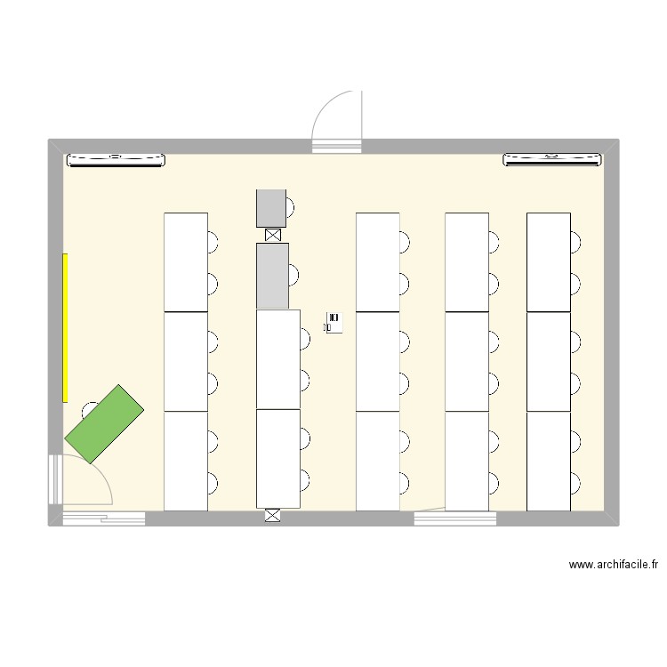 SALLE INFO 1. Plan de 1 pièce et 63 m2