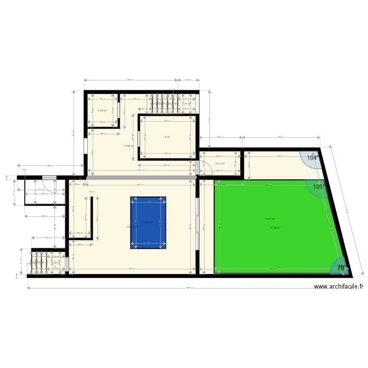 sensation projet. Plan de 0 pièce et 0 m2