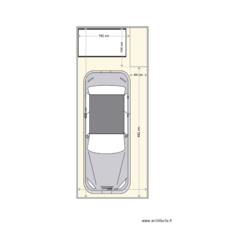 Garage 2. Plan de 0 pièce et 0 m2