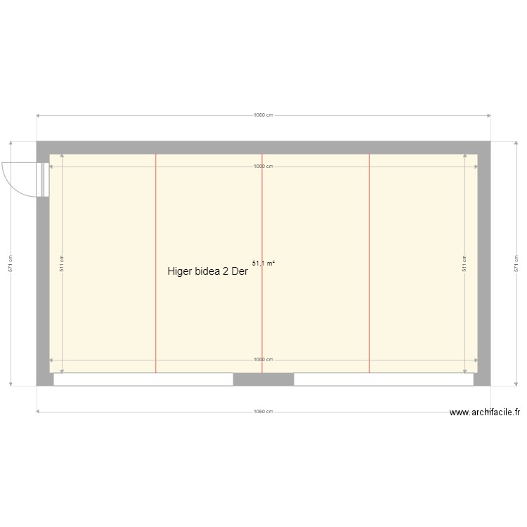 Garage Higer Bidea 38 2 Der. Plan de 1 pièce et 51 m2