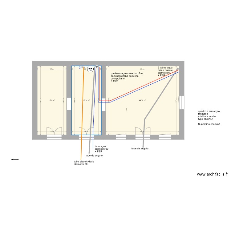 maison comeal  orsamento. Plan de 0 pièce et 0 m2