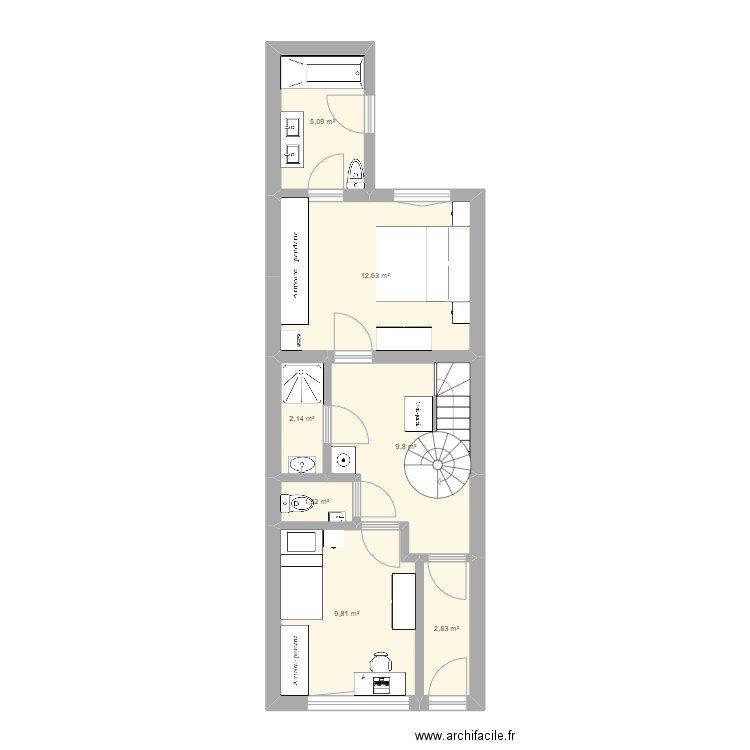 1750 rez. Plan de 0 pièce et 0 m2