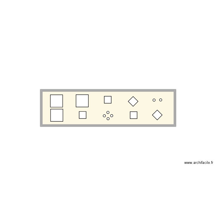 Meuble recyclage. Plan de 0 pièce et 0 m2