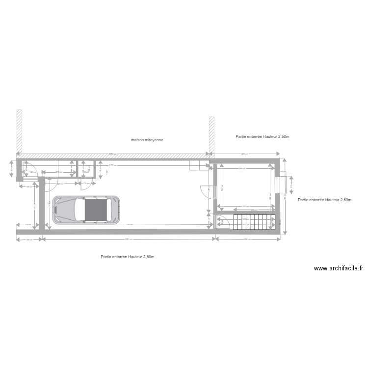 REZ Cotations. Plan de 0 pièce et 0 m2