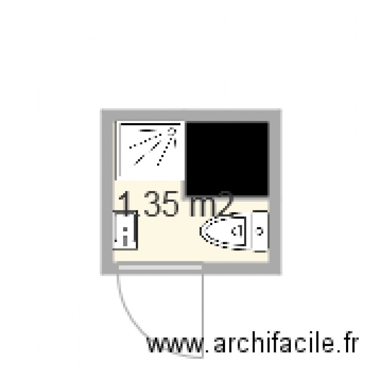 SDB Actuelle 2. Plan de 0 pièce et 0 m2