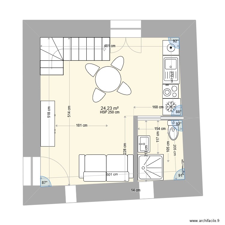 Bergerie ET0.7 fini. Plan de 0 pièce et 0 m2