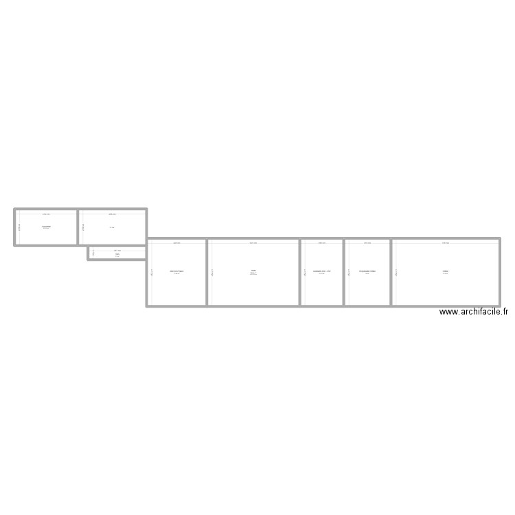 Plan Eurobio Scientific. Plan de 8 pièces et 130 m2