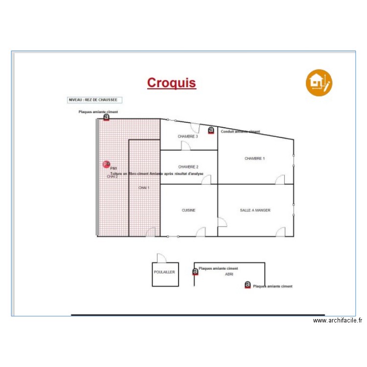 plan orignel. Plan de 0 pièce et 0 m2