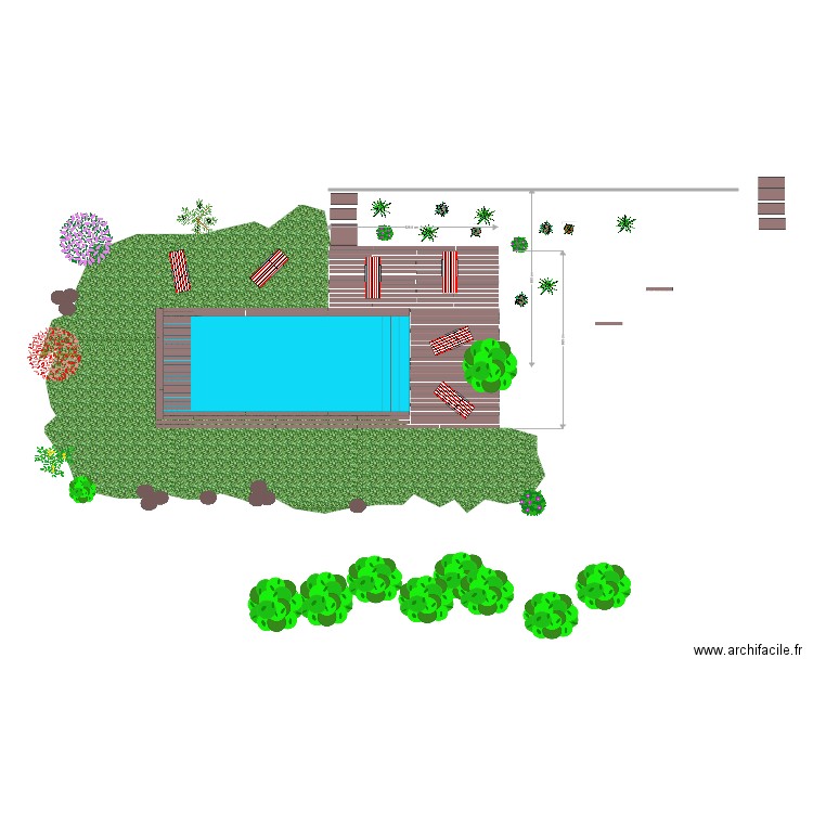 piscine V1. Plan de 0 pièce et 0 m2