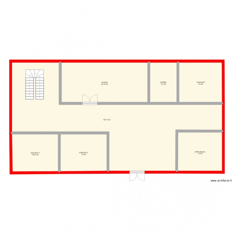 ferme 1. Plan de 0 pièce et 0 m2