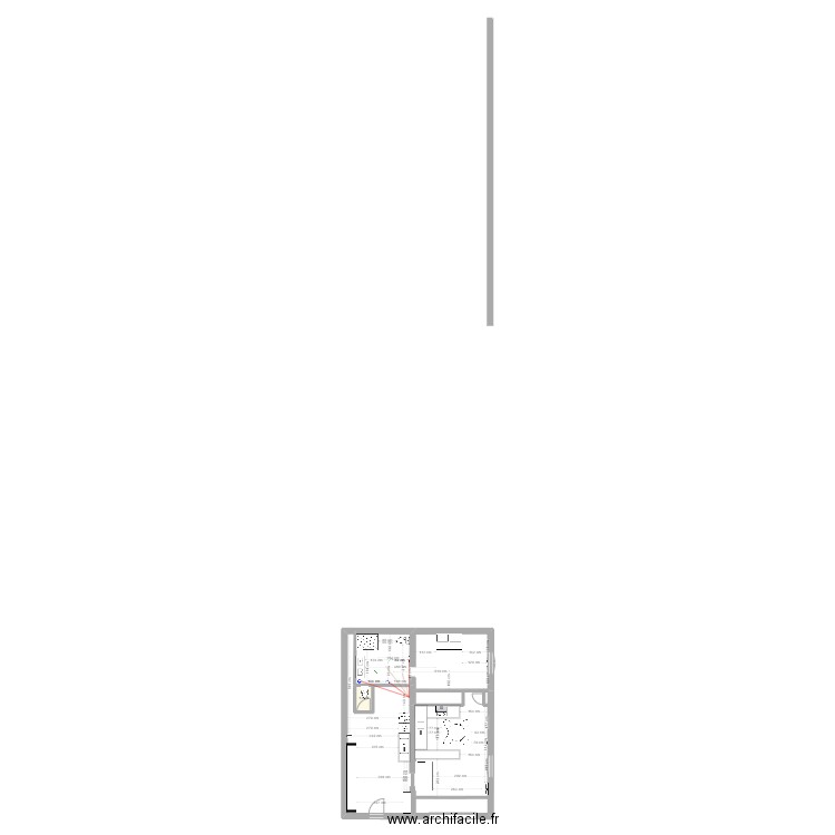 chateaubaselec. Plan de 1 pièce et 1 m2