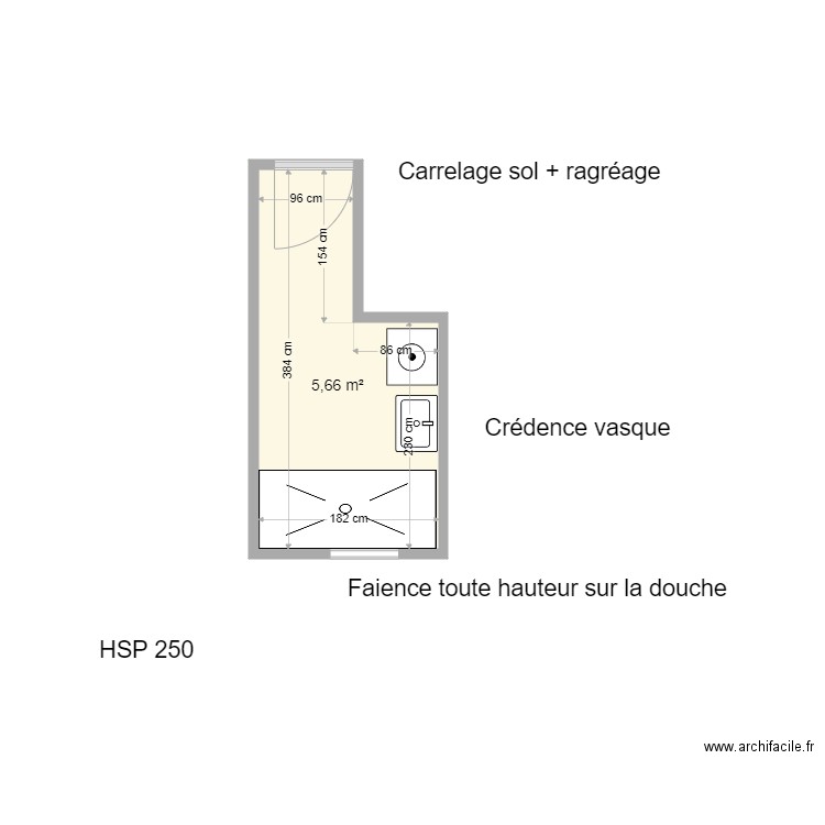 Salle de Bain GERMOND. Plan de 0 pièce et 0 m2