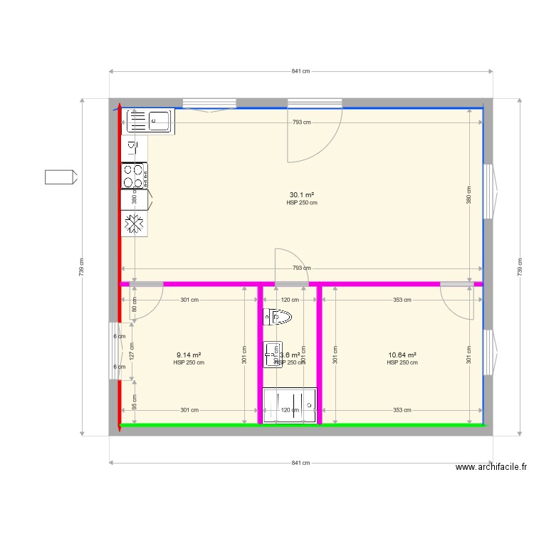 gite4. Plan de 0 pièce et 0 m2