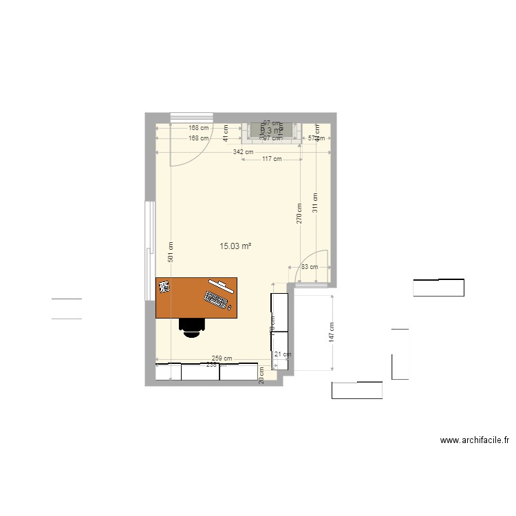 Bureau renov. Plan de 0 pièce et 0 m2