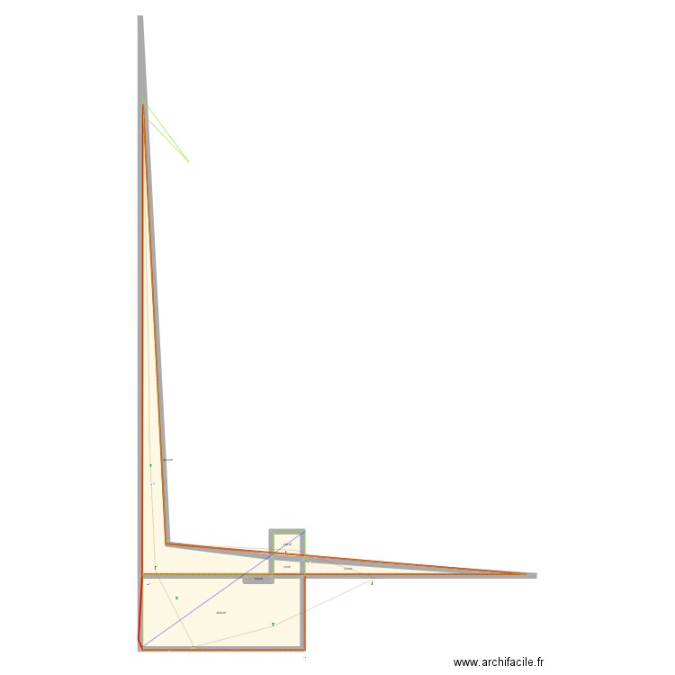 Salle à manger. Plan de 6 pièces et 89 m2