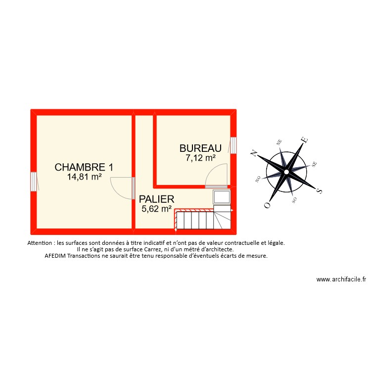 BI9971 ETAGE. Plan de 0 pièce et 0 m2